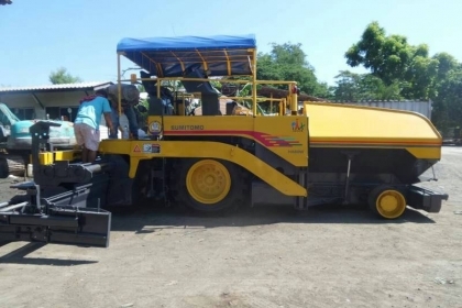 รถปูยาง SUMITOMO 60W-2  ทำงานใด้100\% เอกสารเล่มทะเบียน