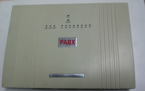 ตู้สาขาโทรศัพท์ PABX ภายในบ้านและสำนักงานขนาดเล็ก 8 เบอร์ สภาพดี ใช้งานปกติ ติดตั้งง่ายด้วยตนเอง สนใจโทรคุยกันครับ