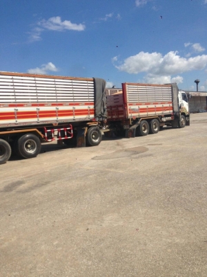 ขาย ISUZU 360 พ่วงแม่ลูก กระบะเนียมคอกเกษตรดั๊ม รถปี 55