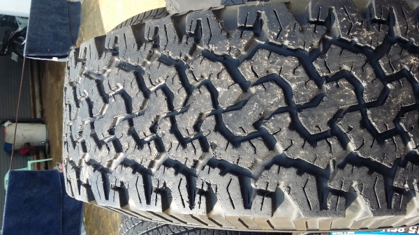 TE37 16&times;8" ET0 ยางBFGoogrich 265/75/16 ผลิตกลางปี11