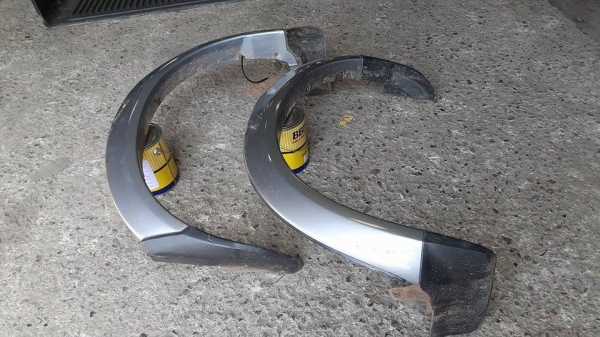 พลาสติกโป่งล้อหลัง(แท้) มีกันโคลน และหัวด้าวหน้าแถม คู่ละ 1200