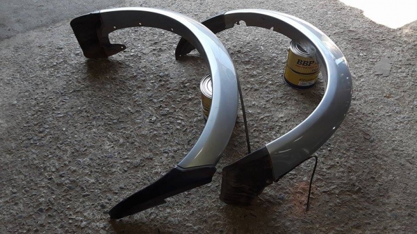 พลาสติกโป่งล้อหลัง(แท้) มีกันโคลน และหัวด้าวหน้าแถม คู่ละ 1200