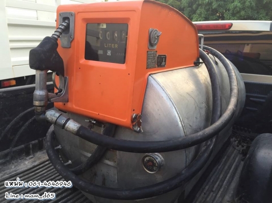 ถังน้ำมัน 500 ลิตรพร้อมหัวจ่าย ยี่ห้อ LORRY HOM 500 ของเก่าญี่ปุ่น ถังน้ำมัน 500 ลิตรพร้อมหัวจ่าย ยี่ห้อ LORRY HOM 500 ของเก่าญี่ปุ่น