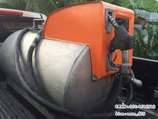 ถังน้ำมัน 500 ลิตรพร้อมหัวจ่าย  ยี่ห้อ  LORRY HOM 500 ของเก่าญี่ปุ่น