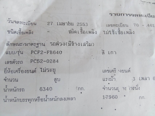 ขายๆ 1,380,000บ สิบล้อ ฮีโน่ เปอร็เฟีย PCF2 320แรง2เพา แม่ลูก 3คาน ไม่ดั้ม สภาพดีสวยกริ๊ปเดิมๆพร้อมใช้ ทะเบียนพร้อมโอน