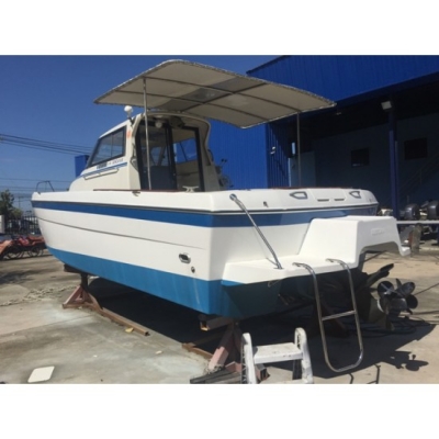 ขายเรือตกปลาญี่ปุ่น Nissan Suncat 8.8 เครื่องดีเซล Volvo Penta AD41B 200HP