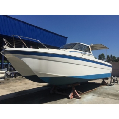 ขายเรือตกปลาญี่ปุ่น Nissan Suncat 8.8 เครื่องดีเซล Volvo Penta AD41B 200HP