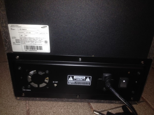 SAMAUNG HT X810 โฮมเธียเตอร์พร้อมตู้ซับสภาพดีใช้งานได้ปกติไม่มีรีโม้ต