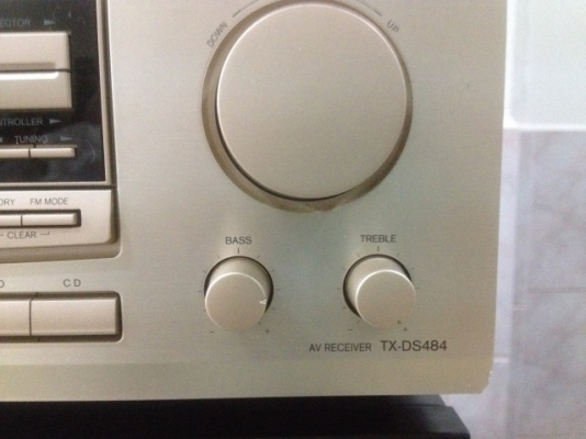 ONKYO AV RECEIVER TX DS484 เก่าญี่ปุ่นเเท้สภาพสวยๆใช้ไฟ100Vใช้งานปกติ