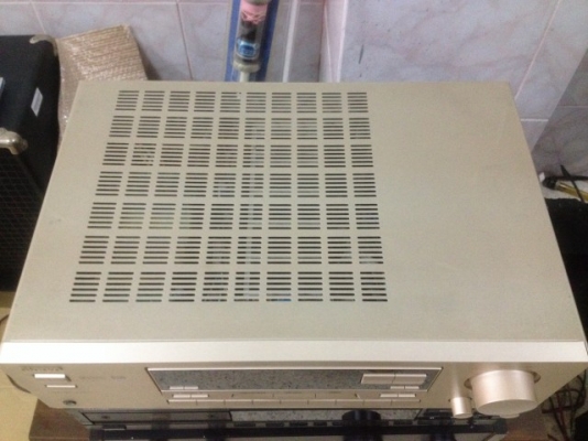 ONKYO AV RECEIVER TX DS484 เก่าญี่ปุ่นเเท้สภาพสวยๆใช้ไฟ100Vใช้งานปกติ