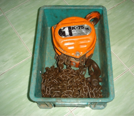 ขายรอกโซ่สาว ตราช้าง K-75 ขนาด 1 TON  MADE IN JAPAN