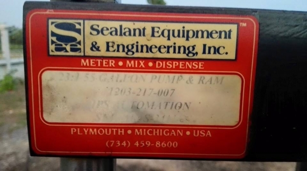 Sell>> เครื่องฉีดของข้น ARO PUMP &amp; RAM Made in USA. ใช้ฉีดจารบี กาว สี โฟม แรงดัน 350 bar. ใช้กับถัง 200 L.