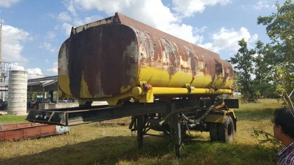 ขายหางเทนเลอร์ KAC ยาว 7 เมตร บรรทุกแทงค์น้ำมัน 16,000 ลิตร 5 ห้อง โหลดล่าง ถังไม่ผุไม่รั่ว เอกสารเล่มทะเบียนครบ