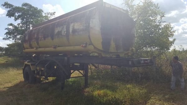 ขายหางเทนเลอร์ KAC ยาว 7 เมตร บรรทุกแทงค์น้ำมัน 16,000 ลิตร 5 ห้อง โหลดล่าง ถังไม่ผุไม่รั่ว เอกสารเล่มทะเบียนครบ