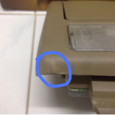 ที่เก็บแว่น+ไฟส่องสว่าง toyota vigo champ