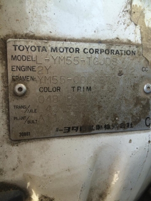 ขายtoyota town ace (ym55) 1995 ทะเบียนแท้ ตรงปี เครื่องเบนซิน 2y 1400cc ติดgas lpg เกียร์คอ ทะเบียน พรบ ประกันชั้น3 เพิ่งต่อมาใหม่ ชุดโอนครบ รถคัทซีสวยไม่มีผุ ตัวถังไม่มีผุ รถรุ่นนี้ หายาก สภาพนี้ด้วย หายากสุดๆ สำหรับท่านทีชอบรถญี่ปุ่น ไม่ควรพลาด