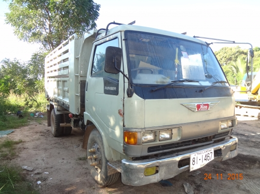 ขาย 6 ล้อดัมพ์ Hino fc เครื่อง Wo 4 D 120 แรง เกียร์สโลว์