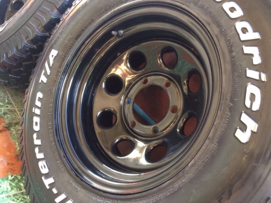 ล้อกะทะ rock พร้อมยาง bf 31 ล้อกะทะ rock พร้อมยาง bf 31