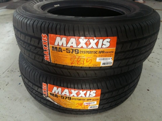 ยาง MAXXIS MA-579 215/70R15 เส้นละ 2,500 บาท ยาง MAXXIS MA-579 215/70R15 เส้นละ 2,500 บาท