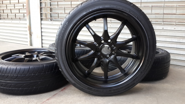 Wwork SC2 ขอบ 17 4รู100/114 หน้าตื้นหลังลึก พร้อมยาง