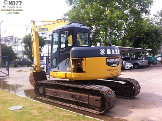 KOMATSU PC128US-2E1 5202ชม. ปี2005 รถเก่าญี่ปุ่นไม่เคยใช้งานในไทยครับ