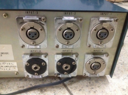 เเอม VINTAGE TOA SOLID PA AMPLIFIER เก่าญี่ปุ่นสภาพสวยใช้ไฟ100V