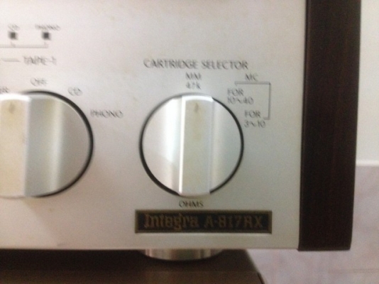 ONKYO INTEGRA A817RX ของเก่าญี่ปุ่นเเท้สภาพสวยเสียงดีใช้ไฟ100V