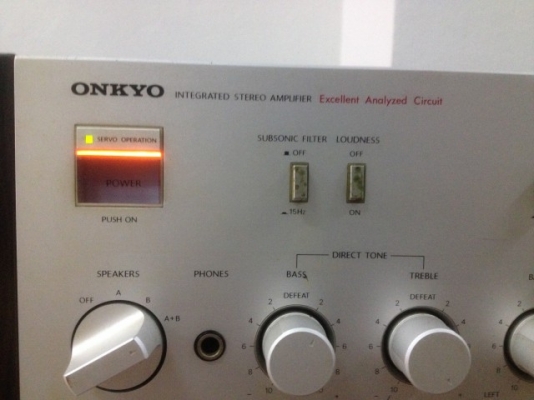 ONKYO INTEGRA A817RX ของเก่าญี่ปุ่นเเท้สภาพสวยเสียงดีใช้ไฟ100V