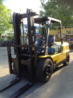 +++ ขายโฟล์คลิฟท์  MITSUBISHI FD50  ขนาด  5  ตัน  เครื่องยนต์ดีเซล  เสา  3  เมตร  เกียร์ออโตเมติค  งา  1,220  มม.  ยางตัน ใหม่  4  เส้น