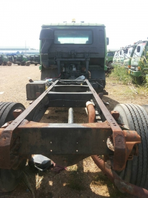 รถบรรทุก 6 ล้อ NISSAN หัวคลัชซี ปี 48 เครื่อง 216 แรง เบรคทิฟฟี่ พวงมาลัยเพาเวอร์ ราคา 485,000 บ.รถอยู่ปทุมธานี