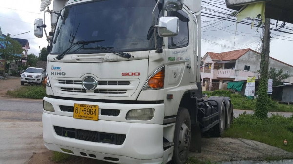 ขายดาวน์..10ล้อหัวลาก320แรง HINO MEGA FM2PKPA-12598.. ปี49..ไมล์5แสนกว่าโล..รถสวยเดิมๆ