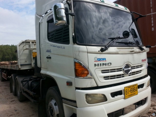 ขายดาวน์..10ล้อหัวลาก320แรง HINO MEGA FM2PKPA-12598.. ปี49..ไมล์5แสนกว่าโล..รถสวยเดิมๆ