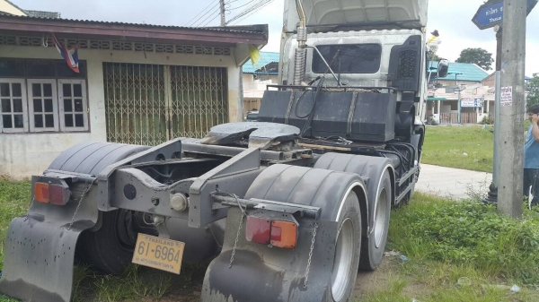 ขายดาวน์..10ล้อหัวลาก320แรง HINO MEGA FM2PKPA-12598.. ปี49..ไมล์5แสนกว่าโล..รถสวยเดิมๆ