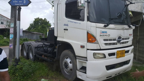 ขายดาวน์..10ล้อหัวลาก320แรง HINO MEGA FM2PKPA-12598.. ปี49..ไมล์5แสนกว่าโล..รถสวยเดิมๆ