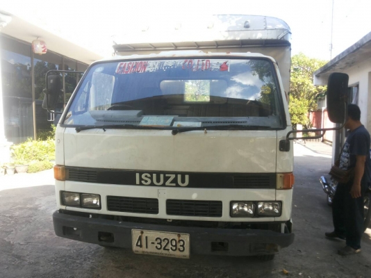 รถบรรทุก 6 ล้อใหญ่ ISUZU NPR ปี34 เครื่อง 115 แรง ยาว 5 เมตร ราคา 265,000 บ.รถอยู่สระบุรี