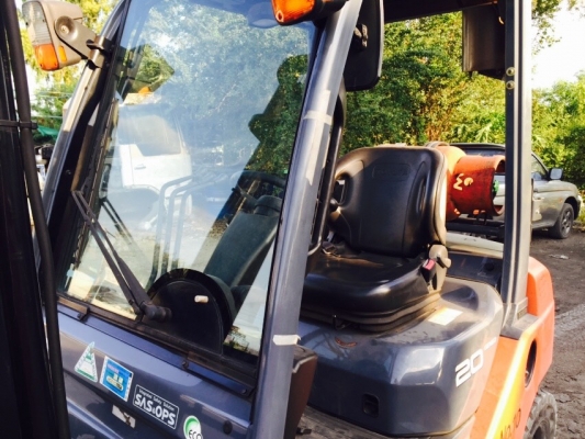 ขายรถฟอล์คลิฟต์ TOYOTA 8FG20 เบนซิน+LPG ขนาด2ตัน.เสาสูง3.5 เมตร.งาสไลด์ ขายรถฟอล์คลิฟต์ TOYOTA 8FG20 เบนซิน+LPG ขนาด2ตัน.เสาสูง3.5 เมตร.งาสไลด์