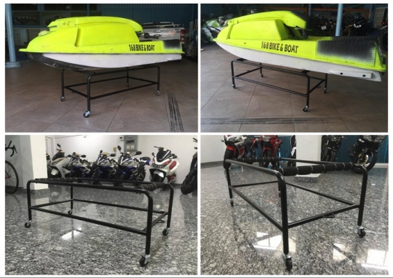 SALE!! ขาตั้งเจ็ทสกียืน สำหรับจอดเก็บ น้ำหนักเบา สามารถตั้งเจ็ทยืนได้ทุกรุ่น เพียง2,500 บาท