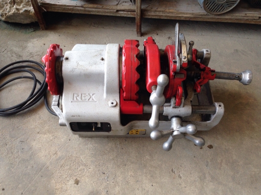 ขายเครื่องตร๊าปเกลียว REX made in Japan ขนาด 2นิ้ว สภาพสวยมาก วิ่งนิ่ม พร้อมใช้งาน