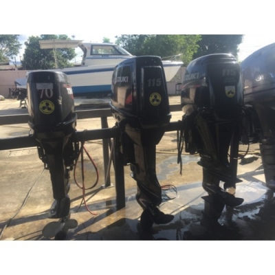 ขายเครื่องยนต์เรือมือสอง Suzuki 115แรงม้า 2จังหวะ จากญี่ปุ่น