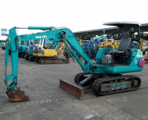 KOMATSU 20 รุ่น 7 ขนาด PC-20 (แทรคยางสวย90\%) รถเก่านอกมีเอกสาร สนใจติดต่อ 085-5632278 ( ราคาต่อรองได้ )