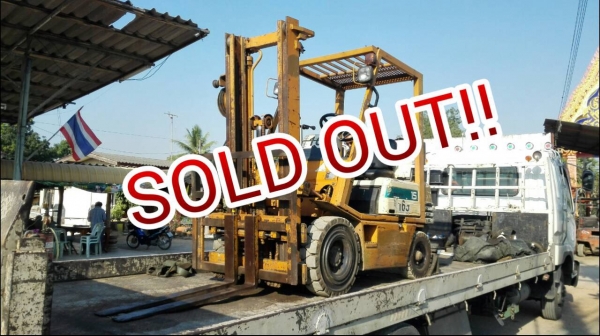 ====== SOLD OUT!! ====== โฟล์คลิฟ Komatsu FD 15-15 เครื่องอีซูสุ ดีเซล เกียร์ออโต้ ยก 1.5 ตัน สูง 3 ม. งาสไลด์ สภาพสวย พร้อมใช้.