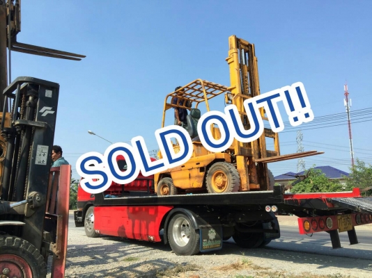 ====== SOLD OUT!! ====== โฟล์คลิฟ Komatsu FG 25 เบนซิน ติดแก๊ส ยก 2.5 ตัน สูง 4 ม. สภาพสวย พร้อมใช้.