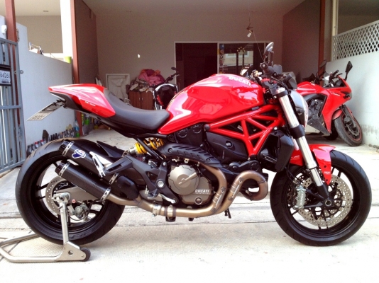 ด่วน..สุดคุ้ม>>ขาย DUCATI M821 ปี2015 วิ่ง900km ประกันชั้น1 แต่งเพียบ ราคา468000 สดลดได้