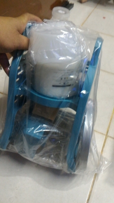 เครื่องทำน้ำแข็งใสเกล็ดหิมะของใหม่ เป็นแบบมือหมุน วัสดพลาติกอย่างดีที่ใช้กับอาหาร