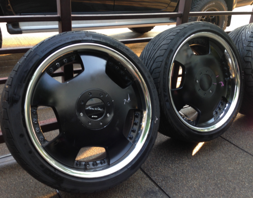 ล้อแท้ W-Work Euroline DH2 ขอบ19 ไม่เคยซ่อม ราคาไม่แพง