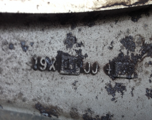 ล้อแท้ W-Work Euroline DH2 ขอบ19 ไม่เคยซ่อม ราคาไม่แพง