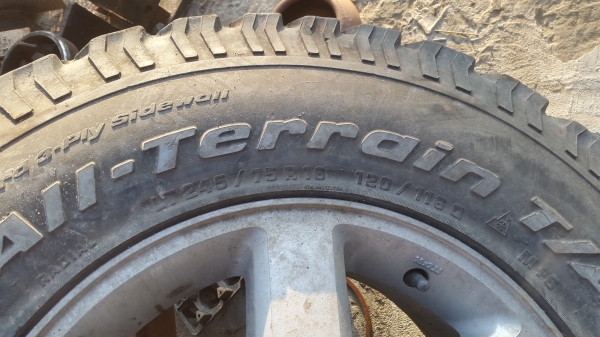 ขายยางรถ bf  16 พลอ้มกระทะดีแม็ก