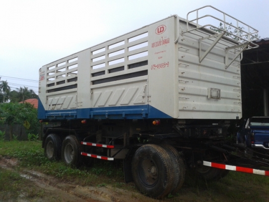 (ปิดการขายผุ้ใหญ่ออ๋ง จ . อยุธยา )หางพ่วง 3 เพลา  ดั้ม  สามมิตร ปี 53  (หางห้างแท้)  พร้อมใช้งาน เล่มติดมือ..