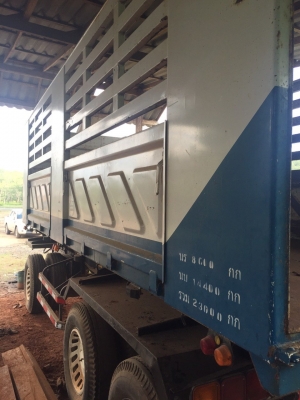 (ปิดการขายผุ้ใหญ่ออ๋ง จ . อยุธยา )หางพ่วง 3 เพลา  ดั้ม  สามมิตร ปี 53  (หางห้างแท้)  พร้อมใช้งาน เล่มติดมือ..