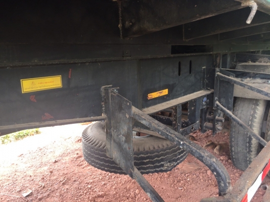 (ปิดการขายผุ้ใหญ่ออ๋ง จ . อยุธยา )หางพ่วง 3 เพลา  ดั้ม  สามมิตร ปี 53  (หางห้างแท้)  พร้อมใช้งาน เล่มติดมือ..